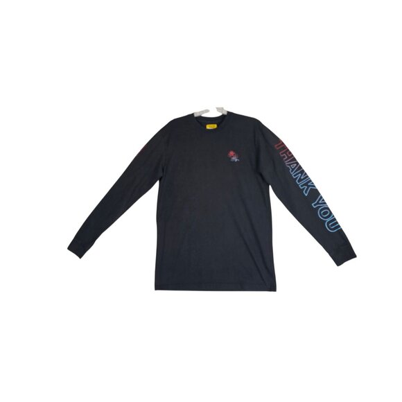 Chinatown Market Thank You Rose L/S T-Shirt L Black Cotton - Picture 1 of 8